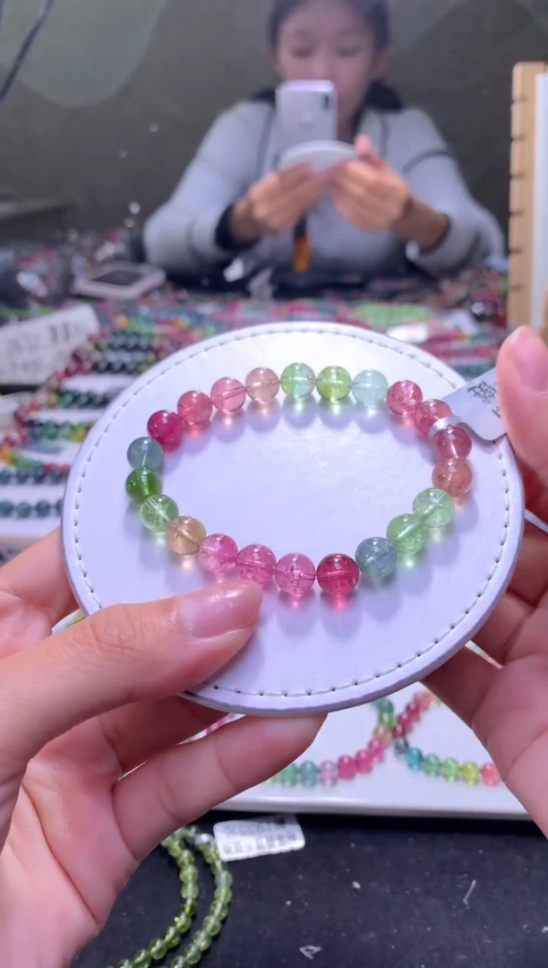 未镶嵌手串碧玺A108【天然碧玺】