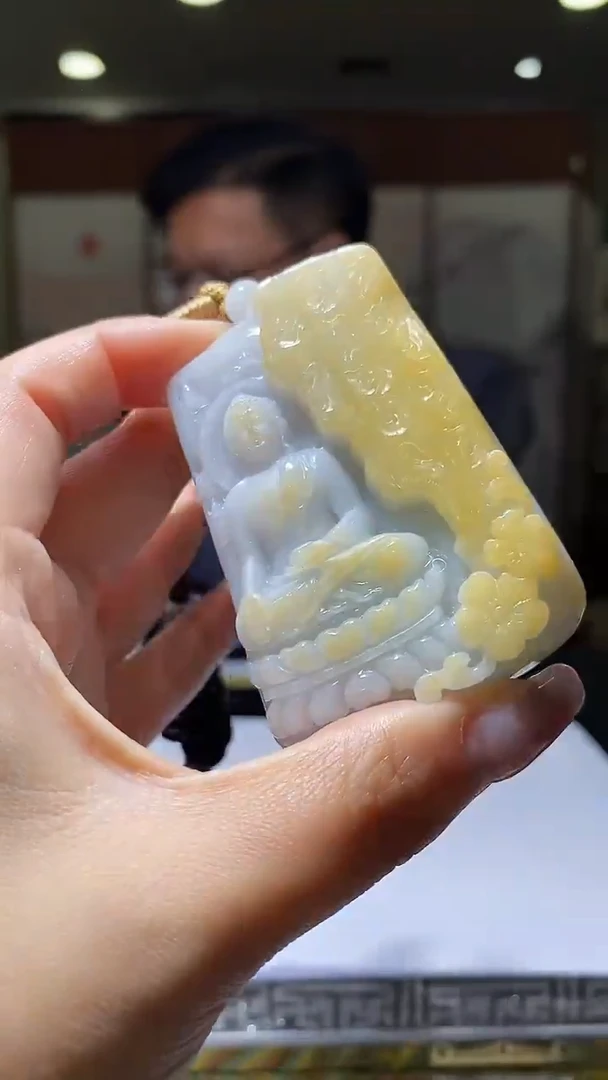 【闪购商品】定制翡翠未镶嵌38/0304/W/佛