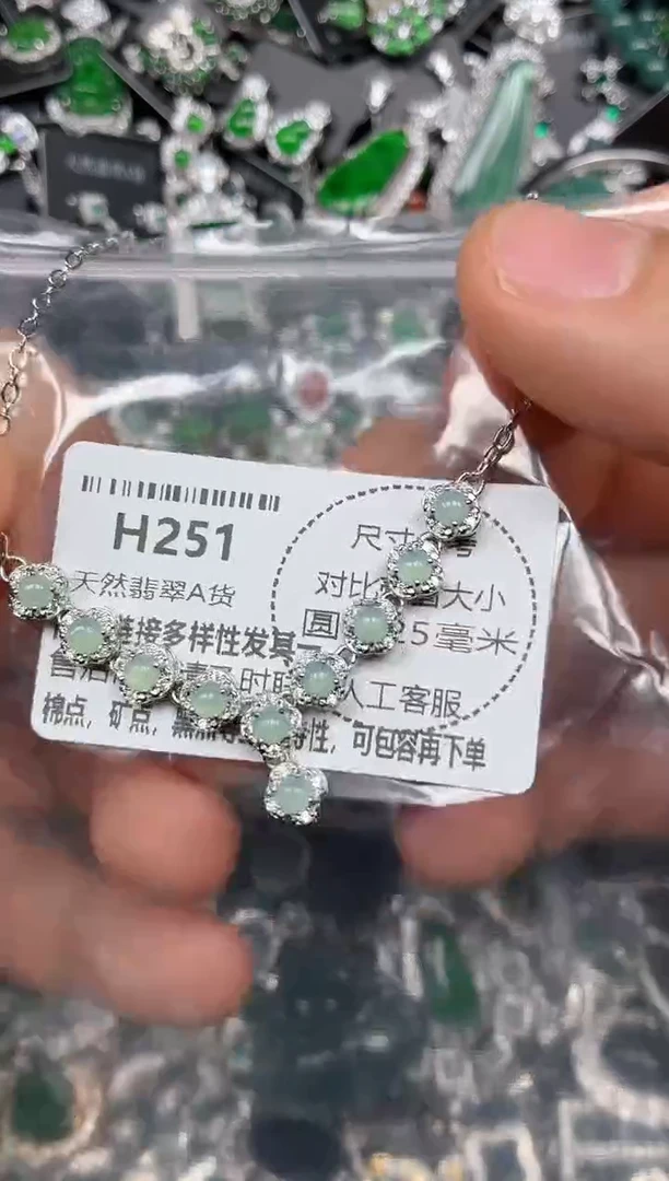 颈饰未镶嵌翡翠H251项链