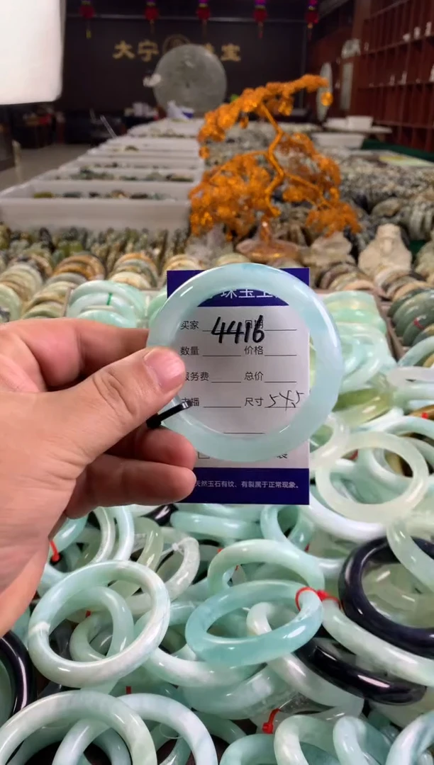 蛇纹石玉未镶嵌手镯4416