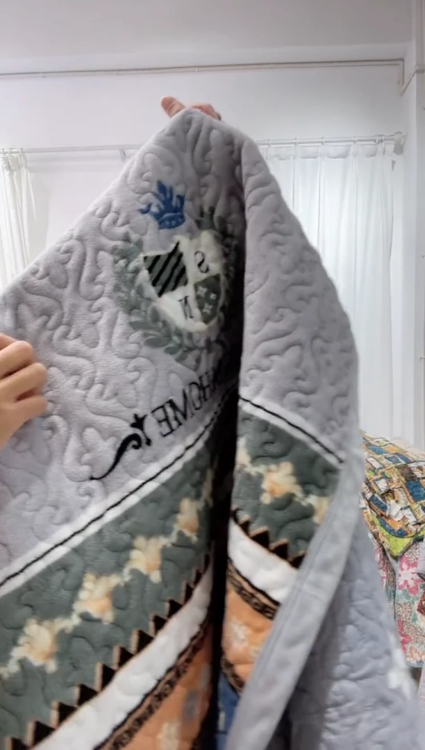 棉90*200绒床盖62号微瑕