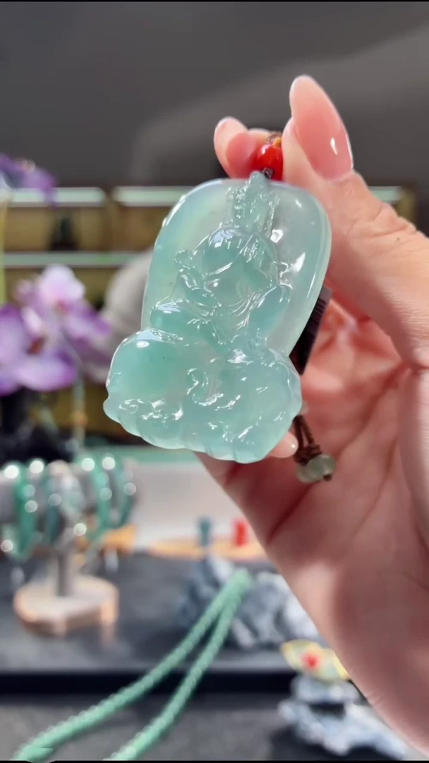 吊坠(不含链)未镶嵌翡翠普贤