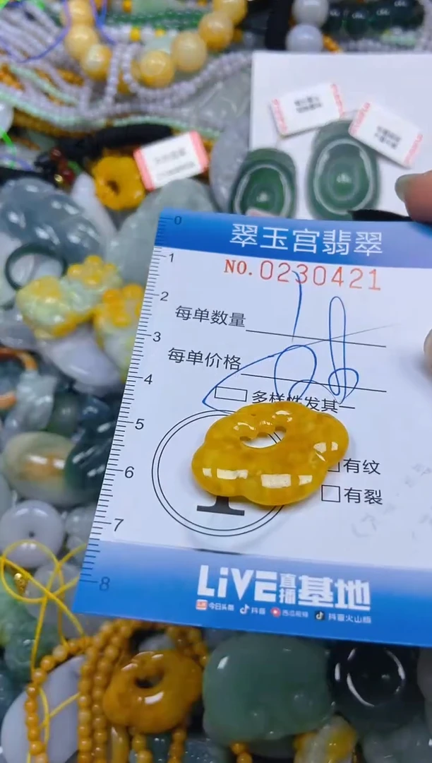 颈饰未镶嵌翡翠闪购C0230421多样性发其一