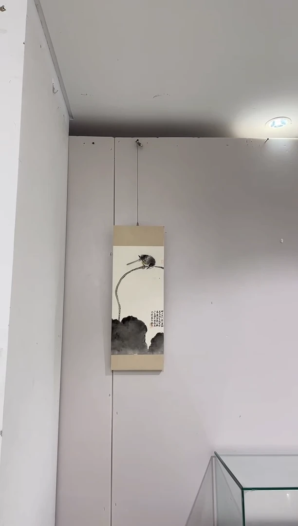 国画Y-郑路迅老师绘画作品-1平尺展览原作带框（带荣宝斋宁波证书）
