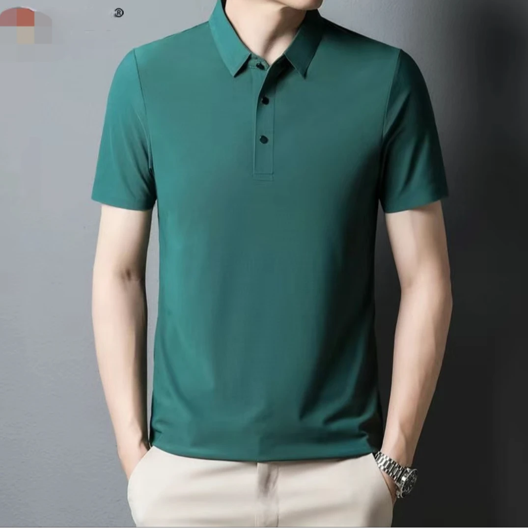 撤柜断码清仓休闲高档时尚百搭夏季透气男士翻领
