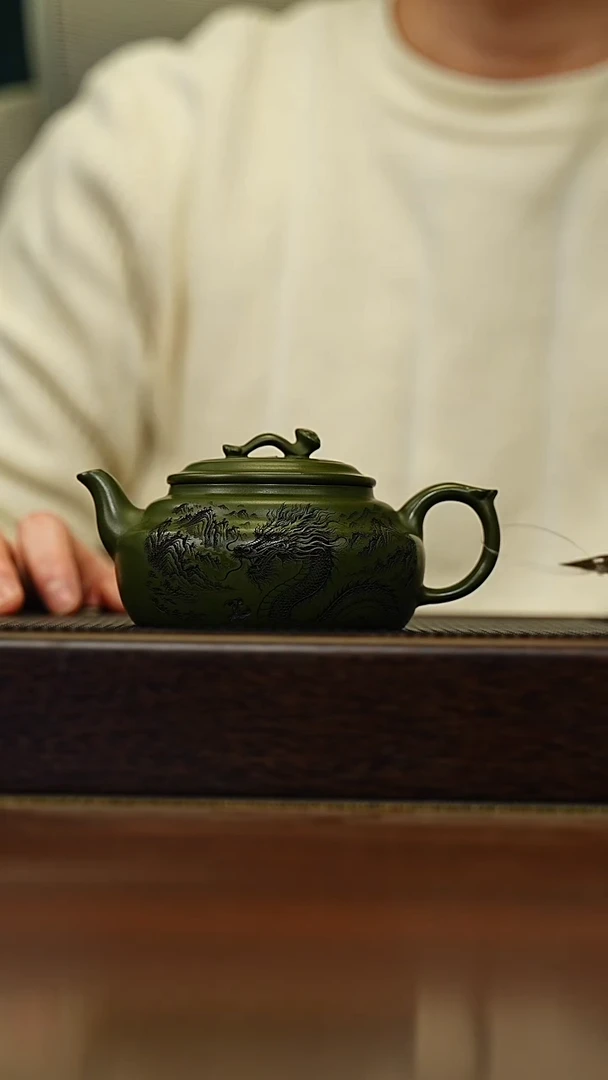 茶壶紫砂宜兴原矿 半手工 紫砂壶容量220CC