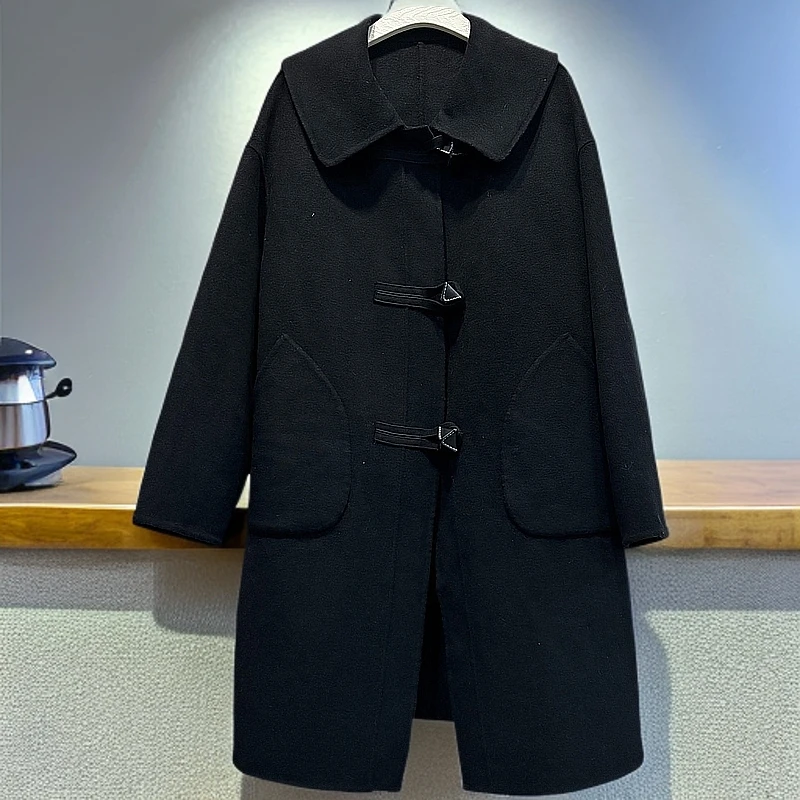 女士气质双面大衣双面呢  工厂尾货 默认微瑕