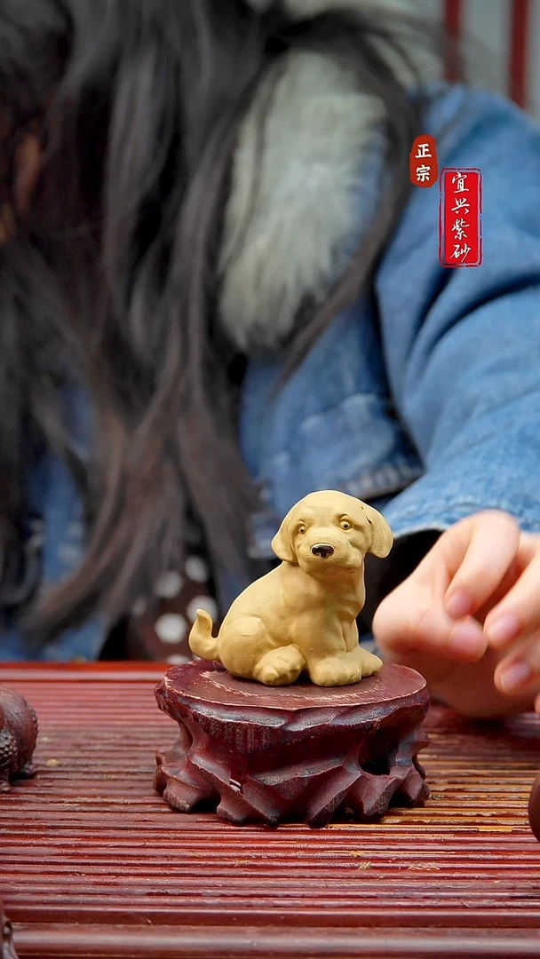 紫砂茶宠宜兴子紫砂摆件