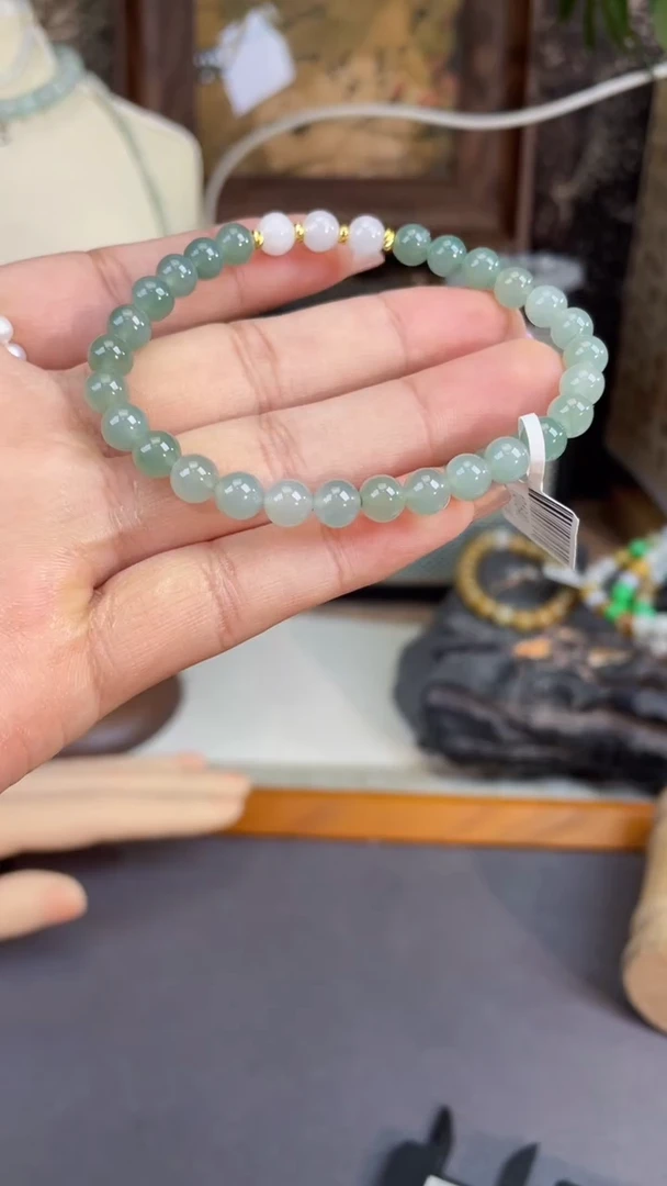 未镶嵌手链翡翠手串
