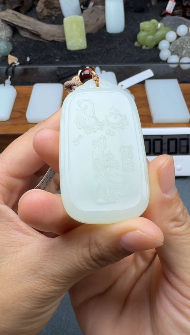颈饰未镶嵌和田玉2