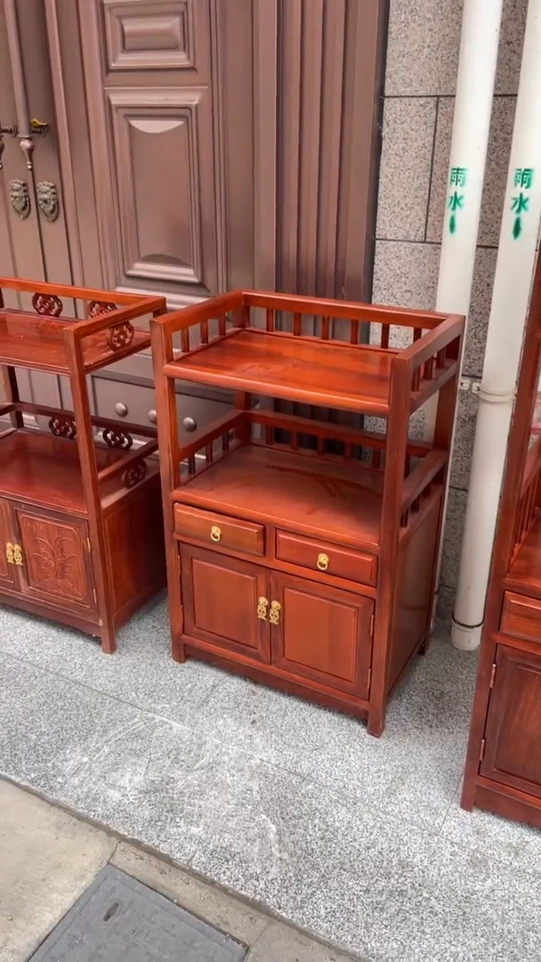 紫檀木类家具58*37*91茶水柜