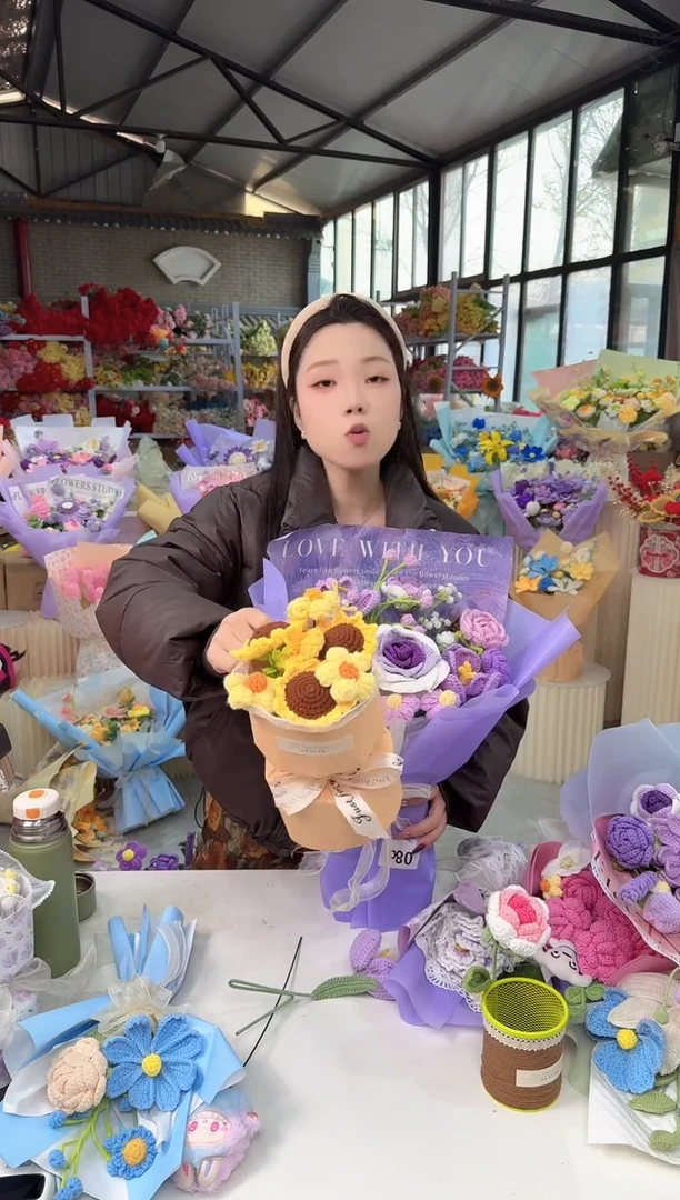 非遗手工花束，孤品清仓！！
