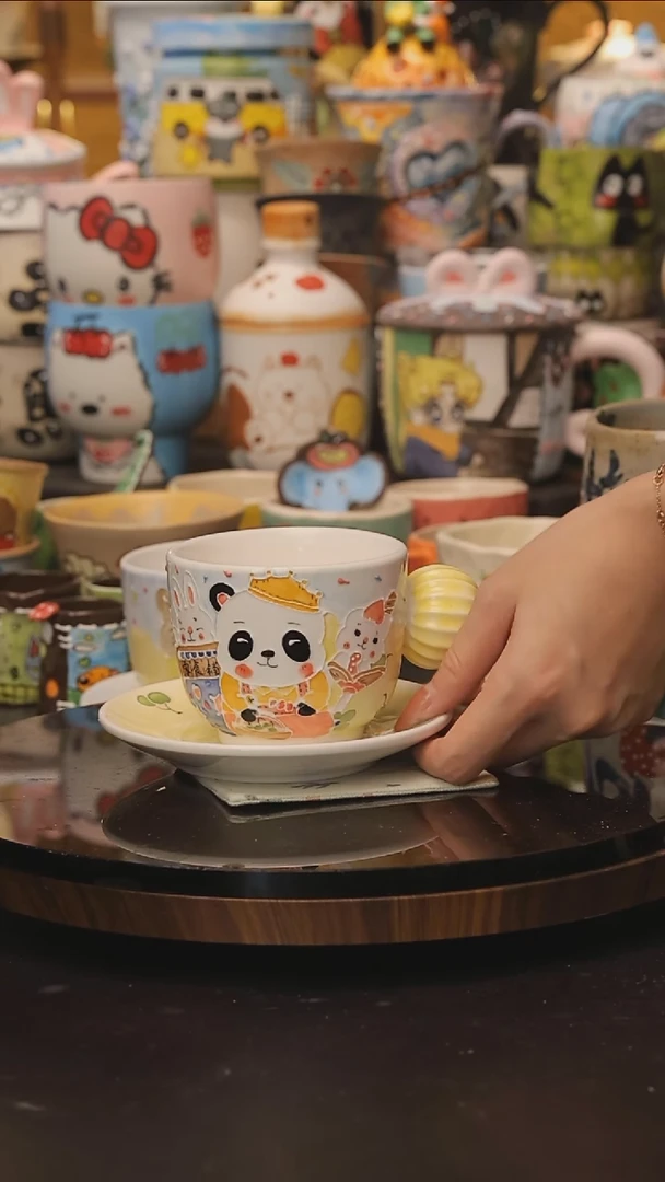 景德镇釉下彩绘设计师款式陶瓷