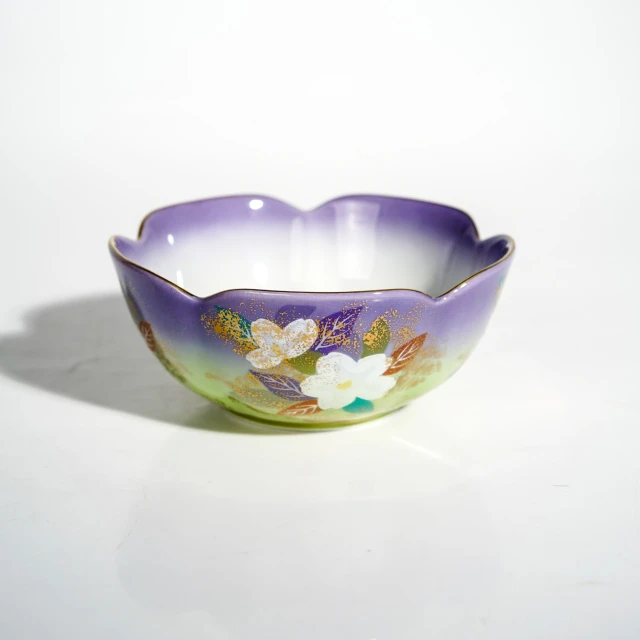 波佐见烧金彩华纹古伊万里钵碗家用米饭碗