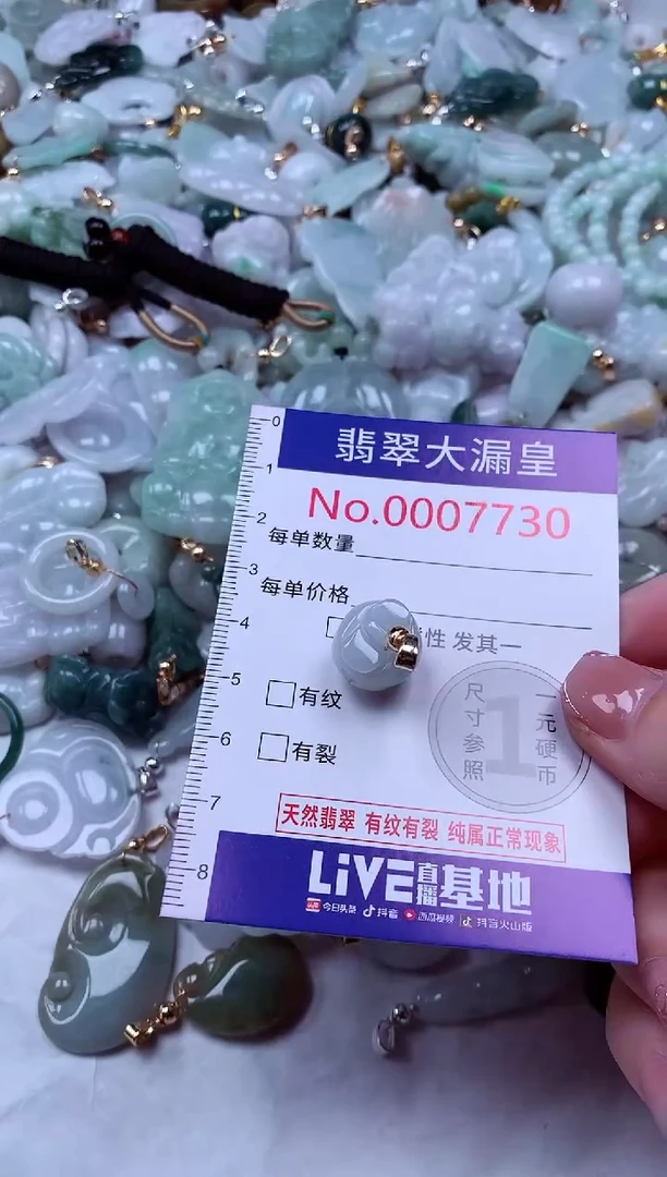 颈饰未镶嵌翡翠7730