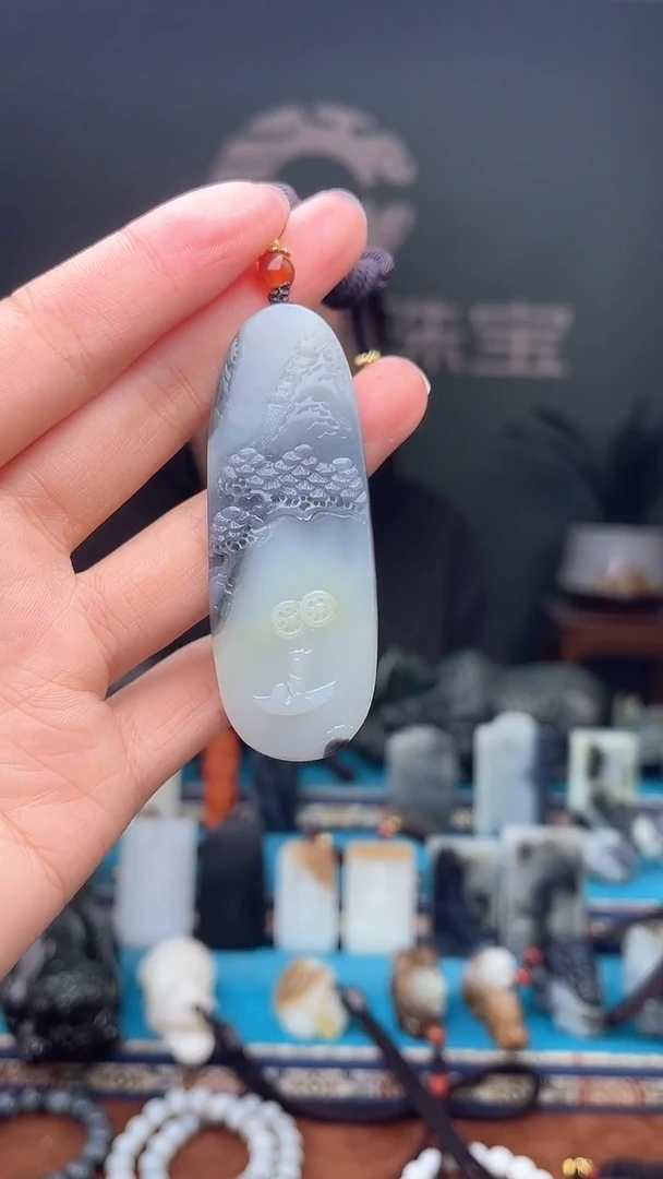 未镶嵌和田玉挂件1