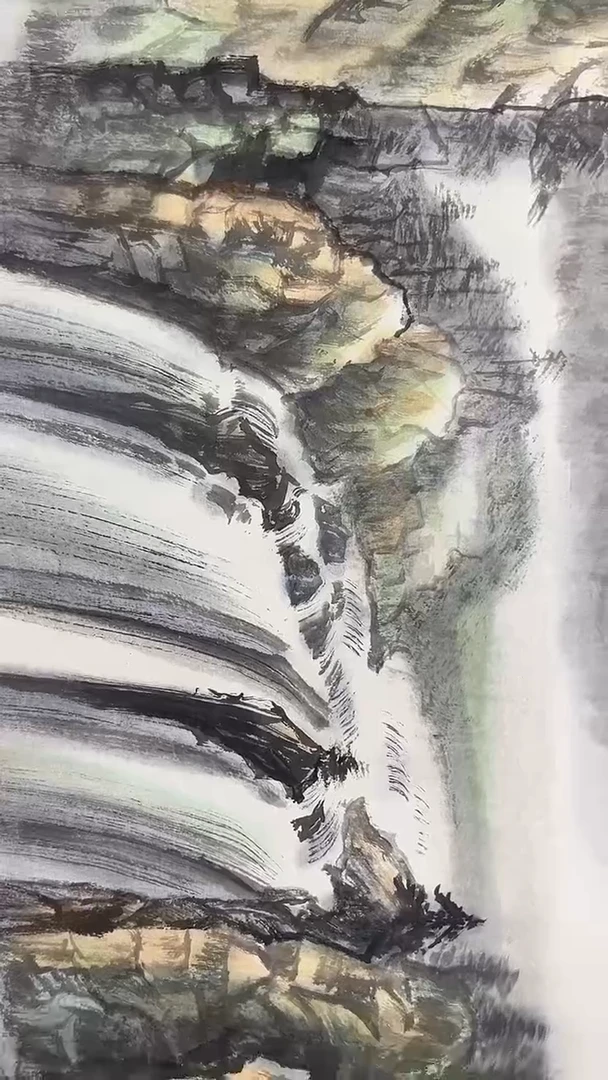 国画李纲-8平尺-山水国画