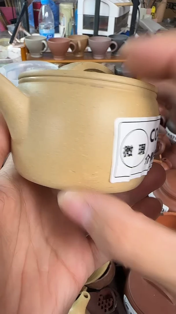 茶壶紫砂微瑕C048本绿汉瓦200cc