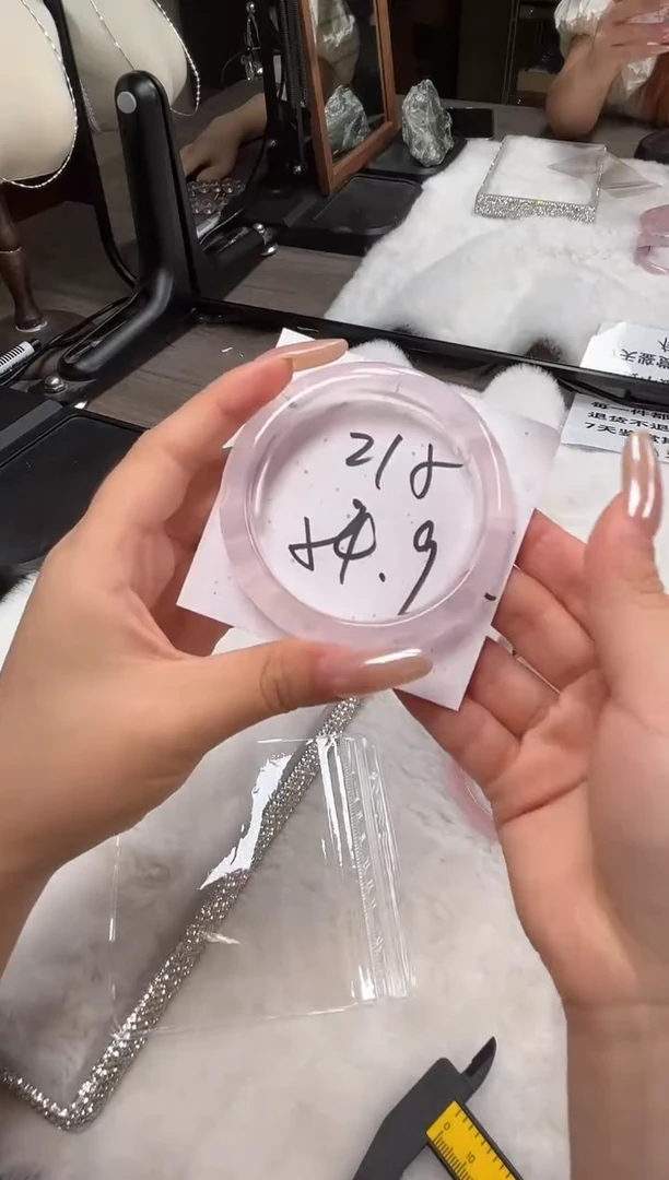 未镶嵌手镯水晶215粉水(清仓默认微瑕不扣细节)
