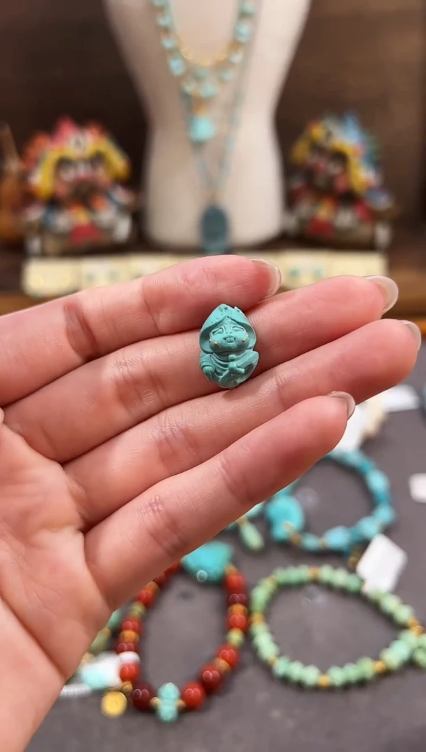 绿松石未镶嵌配饰绿松石配饰