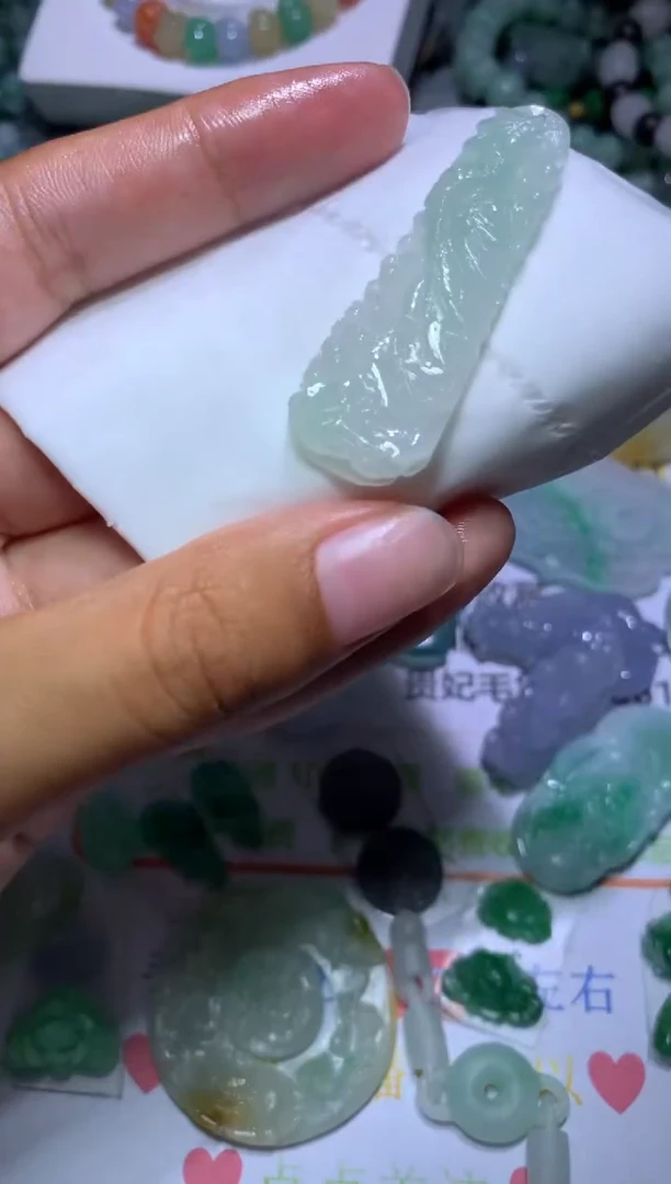 定制翡翠未镶嵌程**馨MJX050247