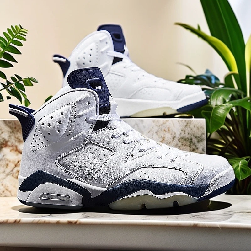 AJ6正品7男鞋2024秋冬新款高帮鞋运动鞋男11樱木花道13篮球鞋大码