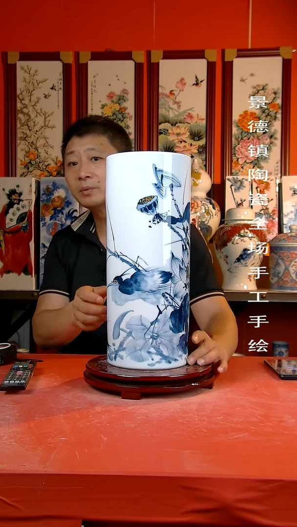 摆件景德镇陶瓷 手工手绘14