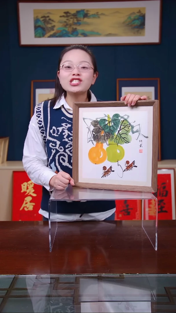 【闪购商品】书法福禄      尺寸35*35