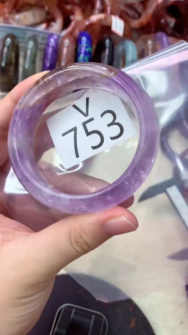 未镶嵌手镯水晶753-54