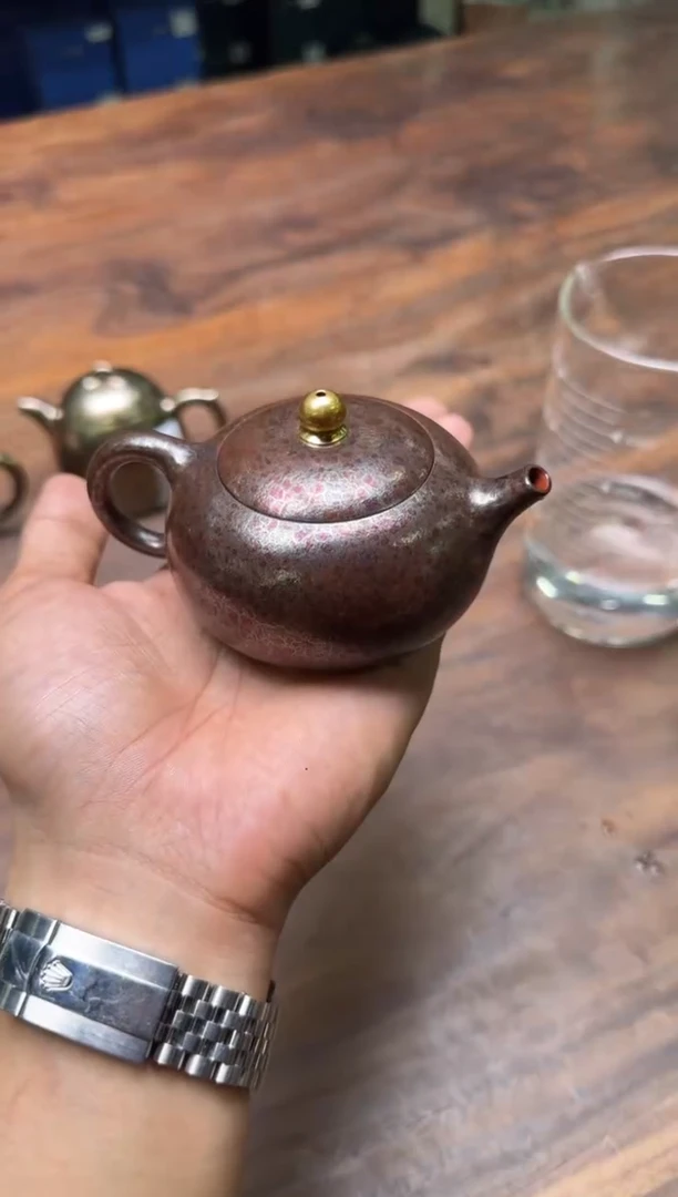 范文技 大红袍 金苞壶（贝壳烧）