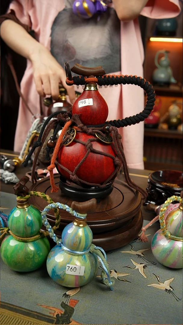 798号200ml左右非遗大漆酒葫芦