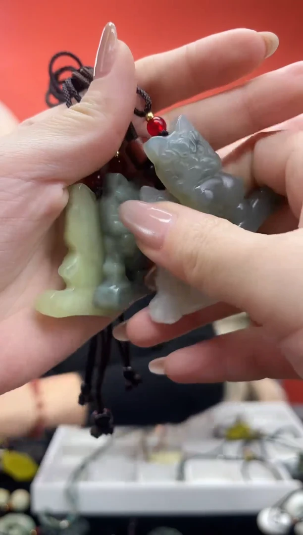 未镶嵌岫玉手串多样性发货拍一发一