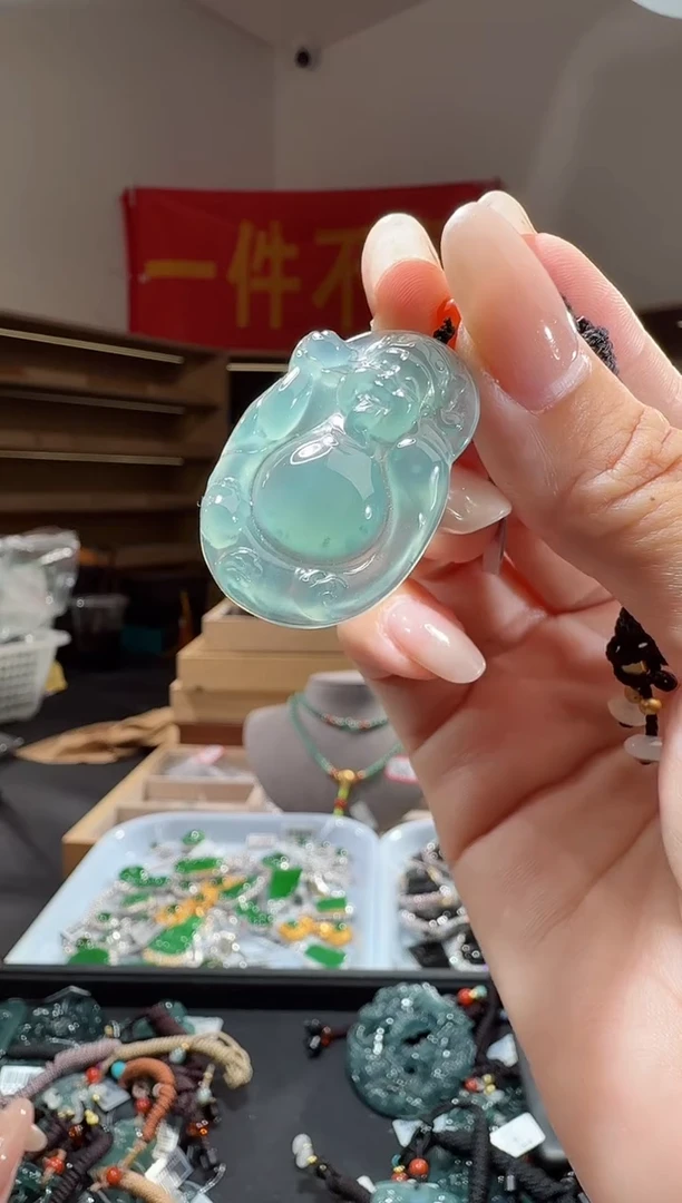 吊坠(不含链)未镶嵌翡翠财神