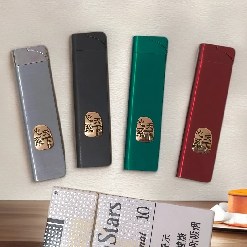 网红原创手工定制防风绿焰打火机高级轻奢小巧个性耐用送男友礼物