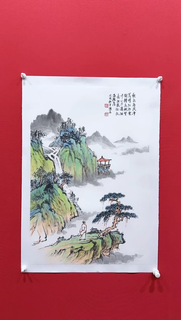 【闪购商品】国画李国民46*68........