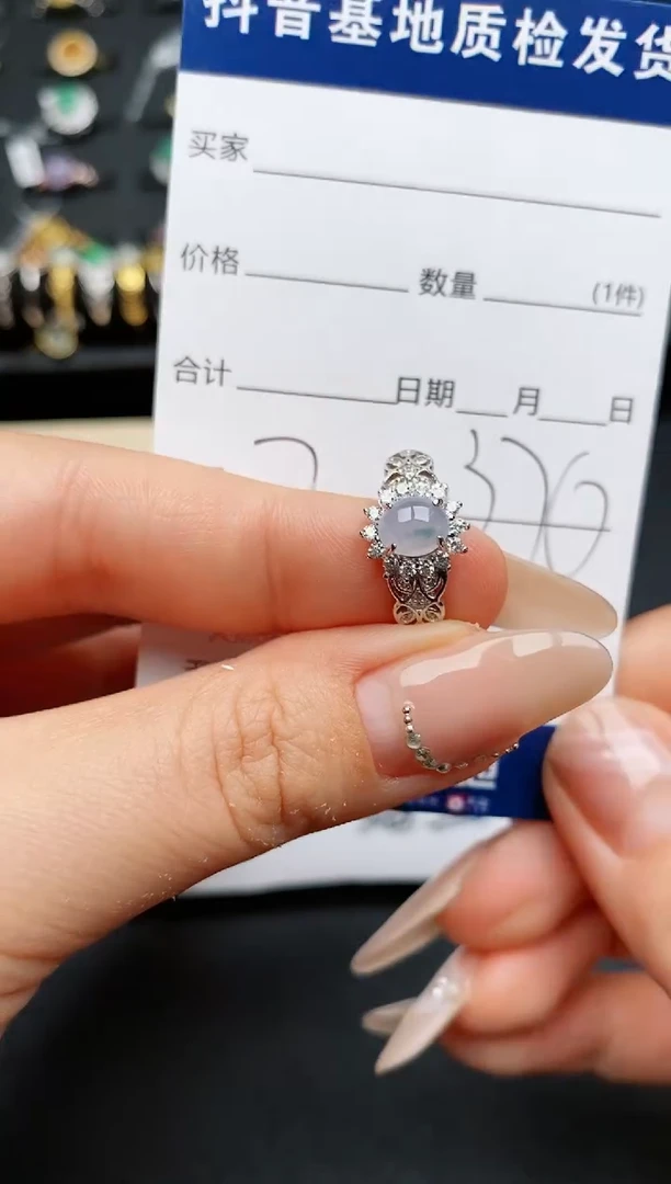 【闪购商品】翡翠戒指银S925镶嵌.........