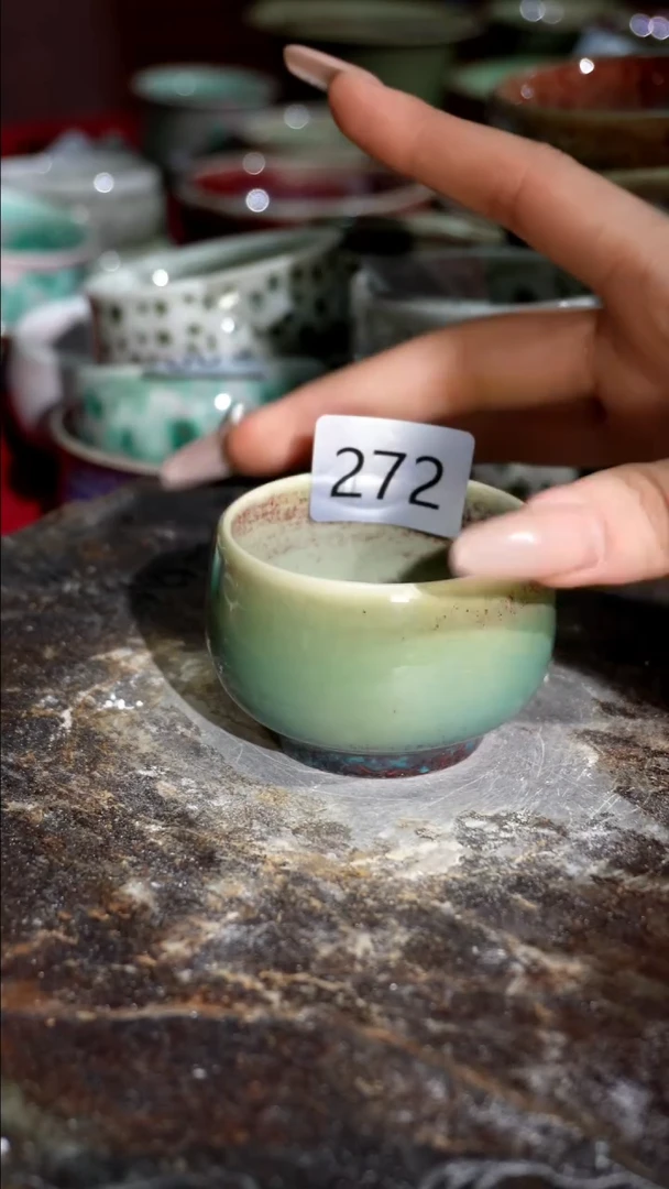 摆件精品窑变钧瓷茶器