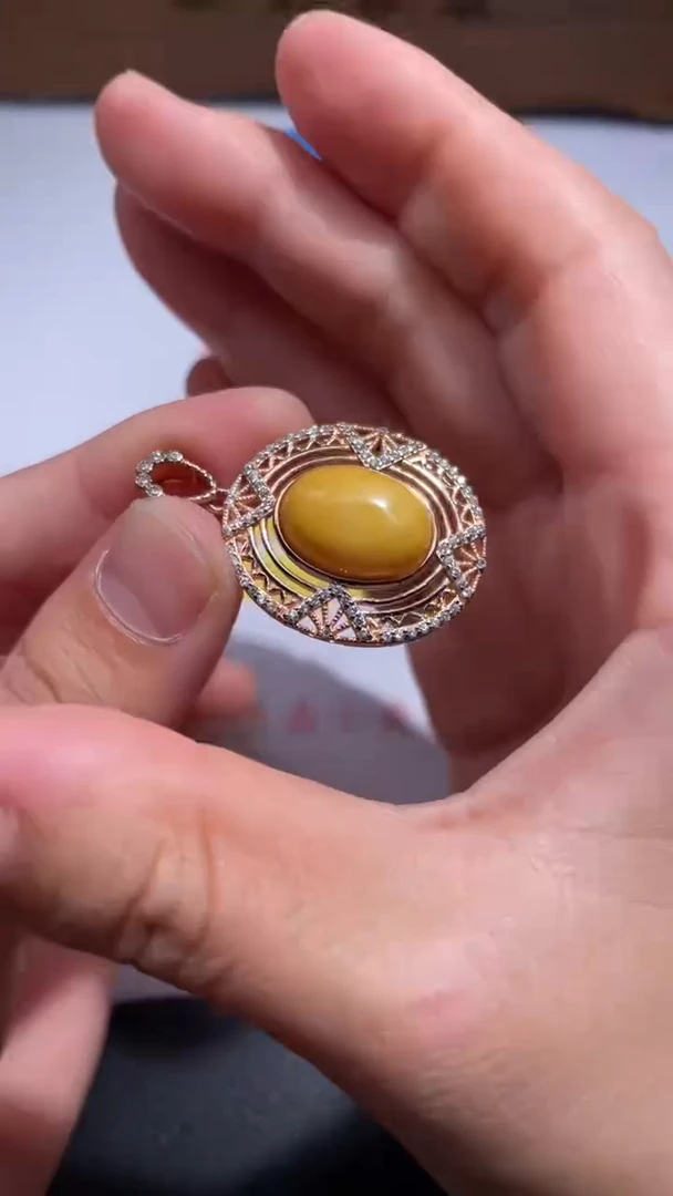 裸石蜜蜡未镶嵌14