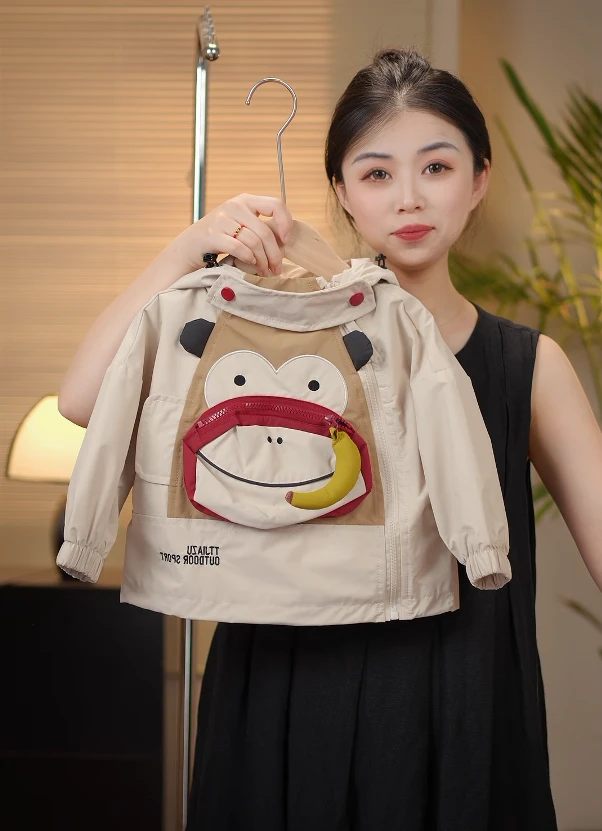 【现货】2025春秋季新款韩版潮流时尚洋气可爱休闲加绒外套35302