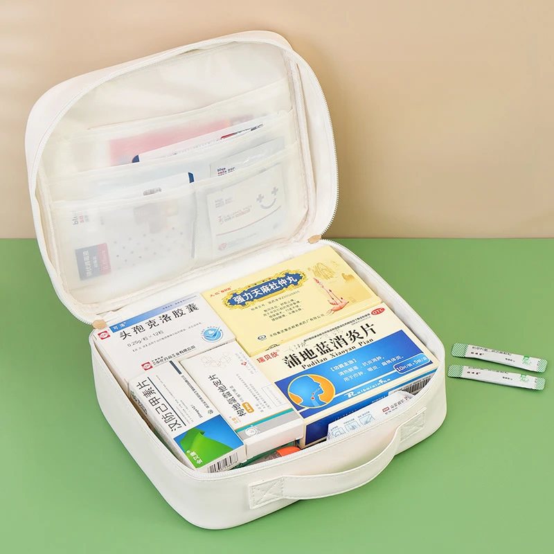 新款医疗包旅行随身便携药品收纳包家庭药盒学生健康医护包数码包