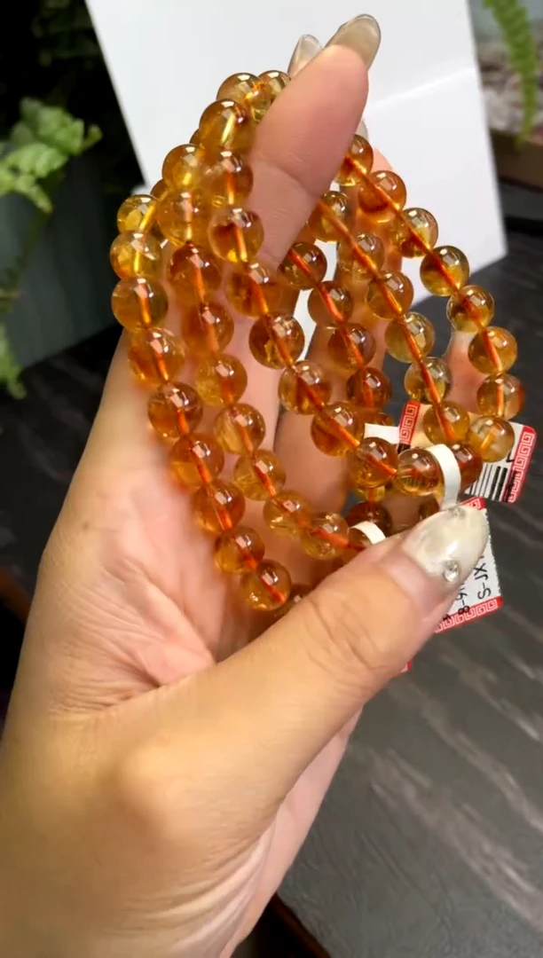 黄晶手链未镶嵌8±/x-398【阿赛多样性发一件