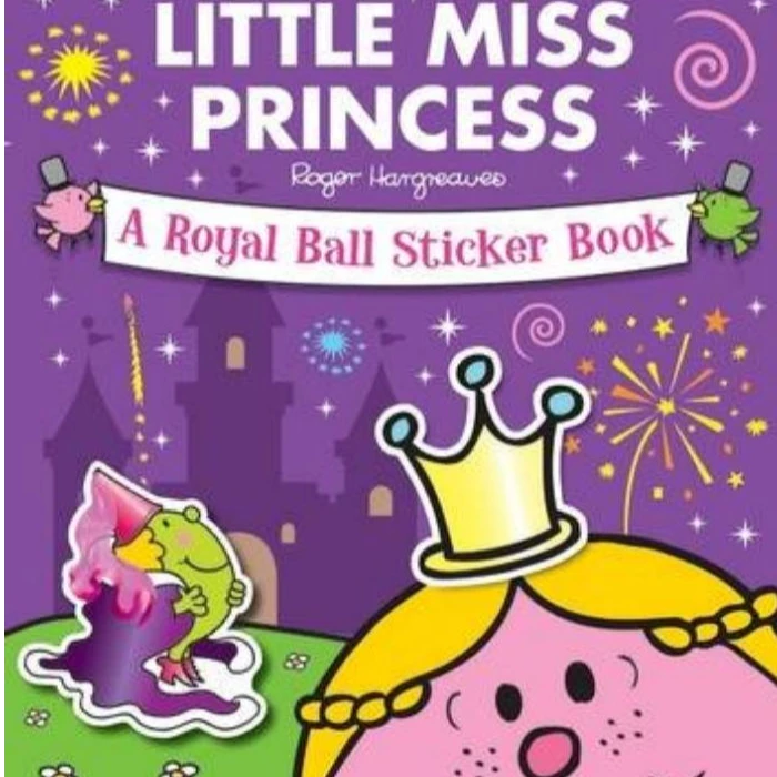【小彼恩】Little Miss Princess: Royal Ball Sticker 原版 海淘书