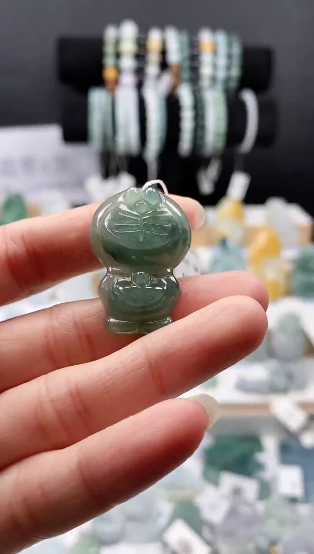 吊坠(不含链)未镶嵌翡翠89多拉A梦