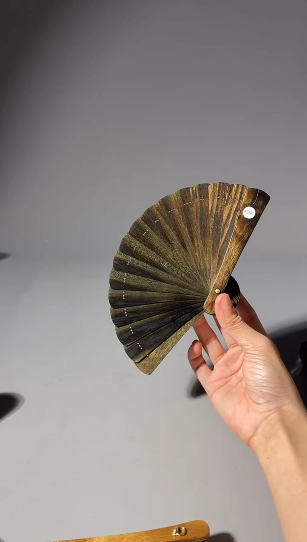 其他楠木（金丝楠）5*0556号12cm小叶桢楠掌中扇