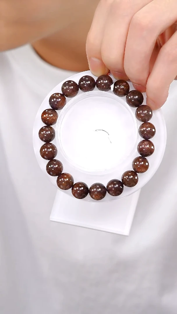 【毕业级】血滴堇青石单圈10mm堇青石未镶嵌多样性发其一