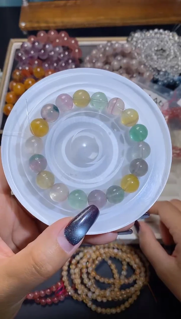 【闪购商品】水晶手串未镶嵌彩萤石153