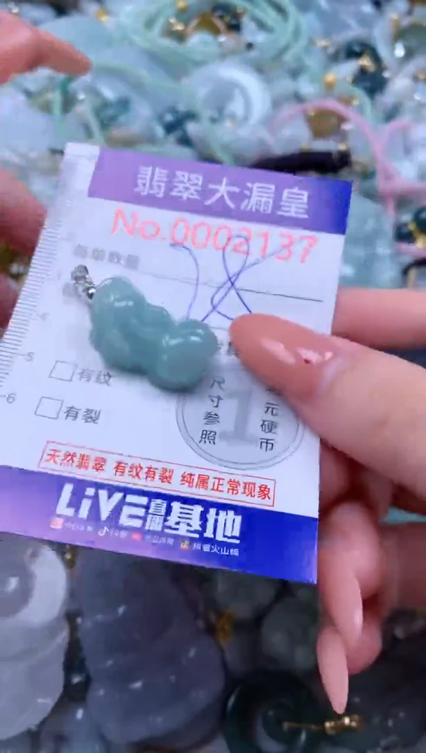 吊坠(不含链)未镶嵌翡翠2137