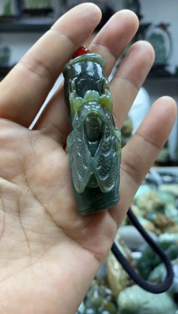 和田玉未镶嵌把件1