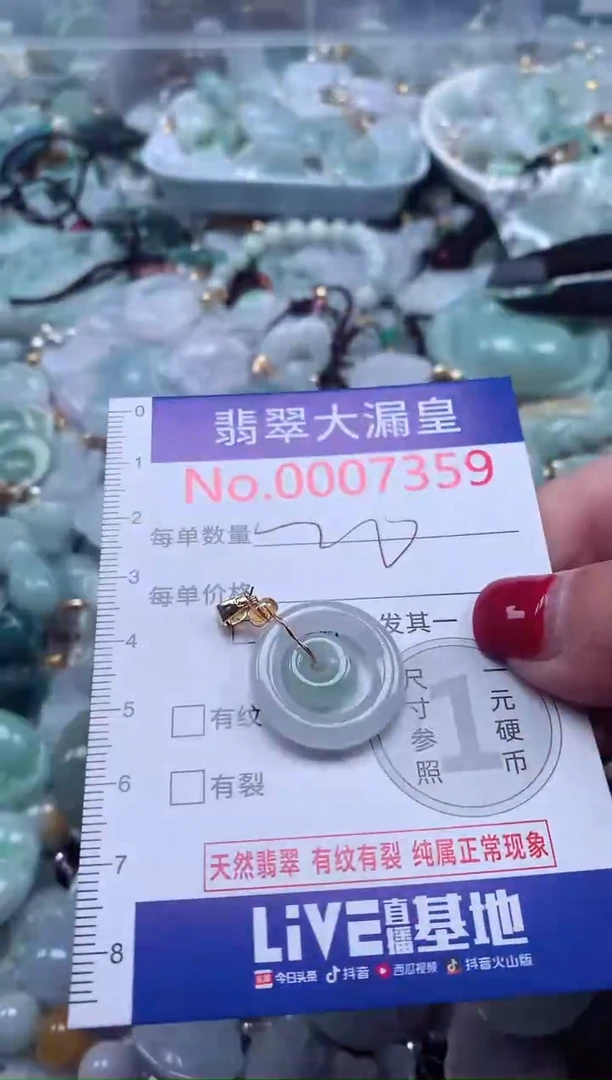 颈饰未镶嵌翡翠73589