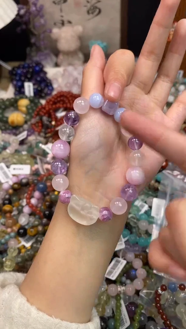 未镶嵌手链紫晶503